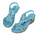 Bohemian-style Thick-soled Wedge Sandals