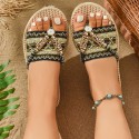 Ethnic Style Beach Summer Fashion Comfortable Holiday Slippers