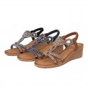 Bohemian New Fashion Rhinestone Sandals Korean Style