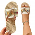Ethnic Style Beach Summer Fashion Comfortable Holiday Slippers