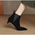 Fall And Winter Stiletto Ankle Boots With A French-inspired Cut That Flatter Your Figure And Create A Slimming Silhouette Fall And Winter Stiletto Ankle Boots With A French-inspired Cut That Flatter Your Figure And Create A Slimming Silhouette