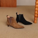 Fall And Winter Stiletto Ankle Boots With A French-inspired Cut That Flatter Your Figure And Create A Slimming Silhouette Fall And Winter Stiletto Ankle Boots With A French-inspired Cut That Flatter Your Figure And Create A Slimming Silhouette