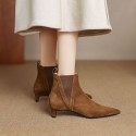 Fall And Winter Stiletto Ankle Boots With A French-inspired Cut That Flatter Your Figure And Create A Slimming Silhouette Fall And Winter Stiletto Ankle Boots With A French-inspired Cut That Flatter Your Figure And Create A Slimming Silhouette