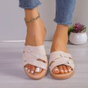 Bow-knot Plus-size Flat Sandals For Women