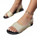 Women's Open-toe Back-strap Flat Sandals