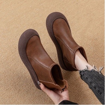 Vintage Womens Boots With Soft Soles For Comfort Casual Style And Versatile Wear Vintage Womens Boots With Soft Soles For Comfort Casual Style And Versatile Wear