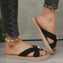 New Fashion Flat Sandals Summer Open Toed Light French Women's Beach Shoes