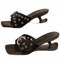 Womens Stylish High-end Statement Heel Sandals For Outdoor Wear